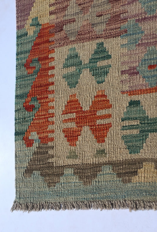 Alfombra Lana, Kelim Kashkuli 1.50 x 1.00 mts. 0049