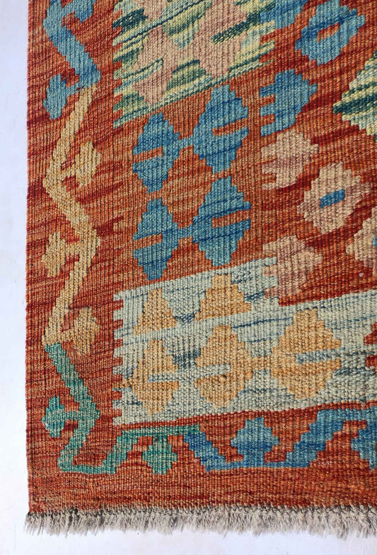 Alfombra Lana, Kelim Kashkuli 1.80 x 1.20 mts. 0119